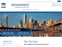 Tablet Screenshot of bowerlegal.com